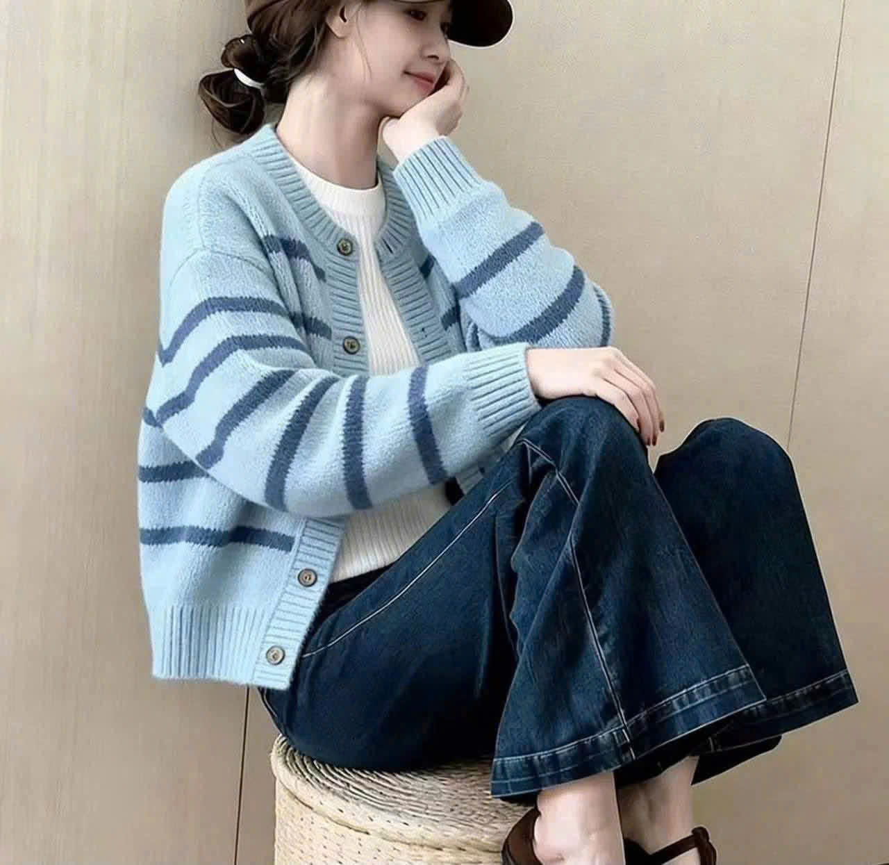 ❤️ CARDIGAN LEN KẺ SỌC #179k